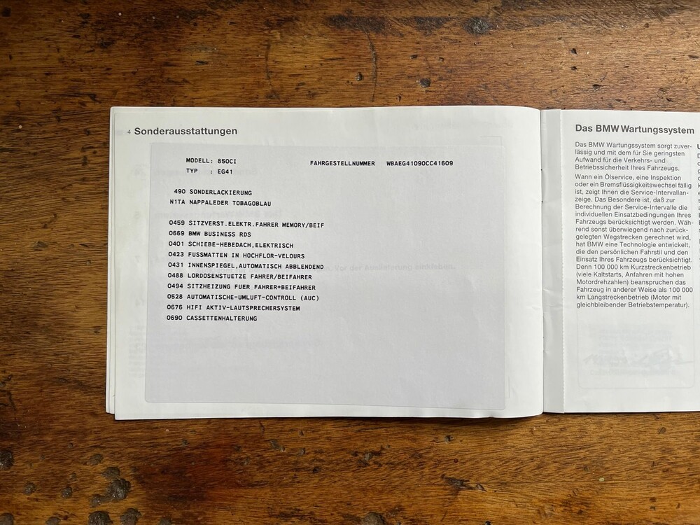 BMW 850Ci E31 5.4 V12 326PS 480Nm -Facelift- 1997 -Youngtimer- 8er