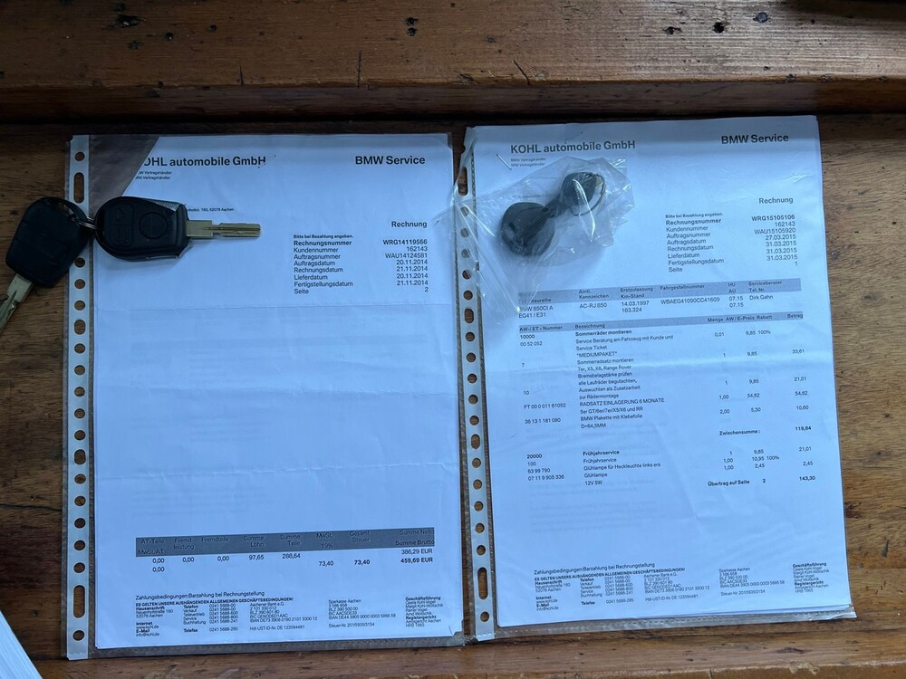 BMW 850Ci E31 5.4 V12 326PS 480Nm -Facelift- 1997 -Youngtimer- 8er