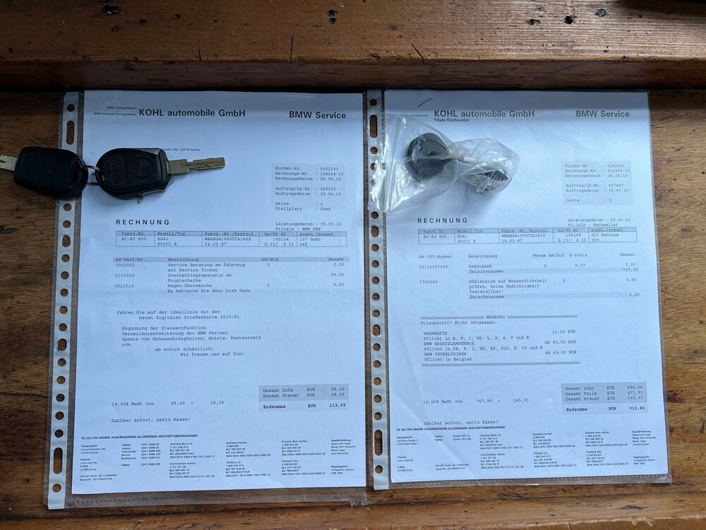 BMW 850Ci E31 5.4 V12 326PS 480Nm -Facelift- 1997 -Youngtimer- 8er