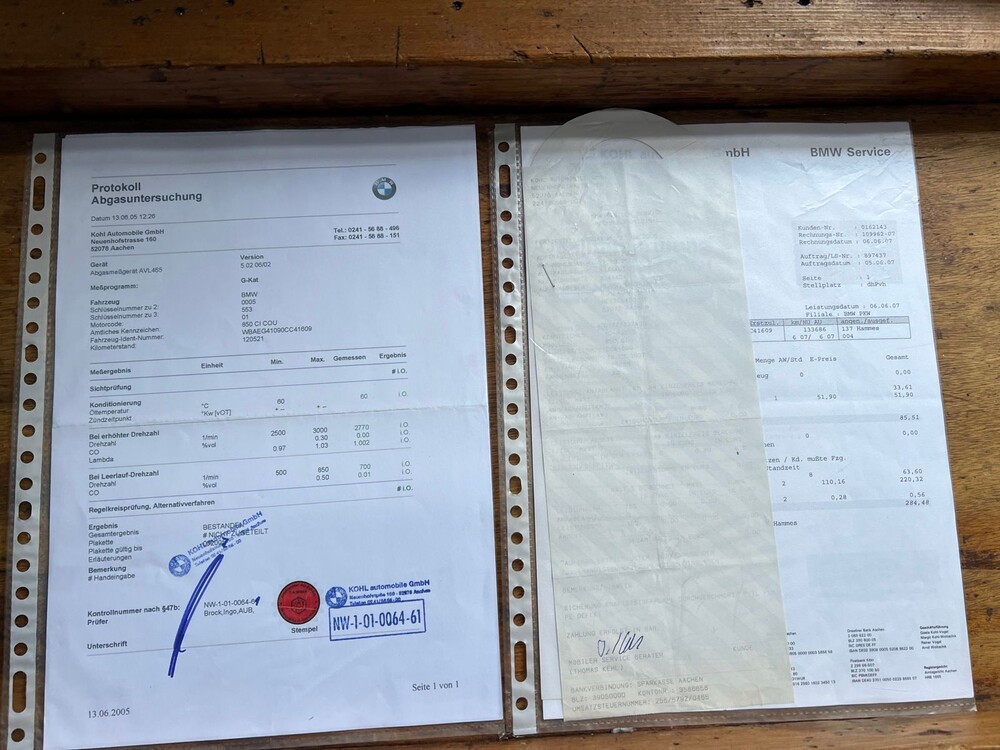 BMW 850Ci E31 5.4 V12 326PS 480Nm -Facelift- 1997 -Youngtimer- 8er