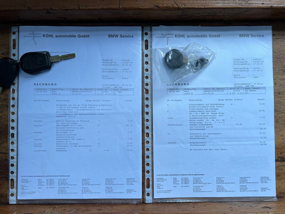 BMW 850Ci E31 5.4 V12 326PS 480Nm -Facelift- 1997 -Youngtimer- 8er