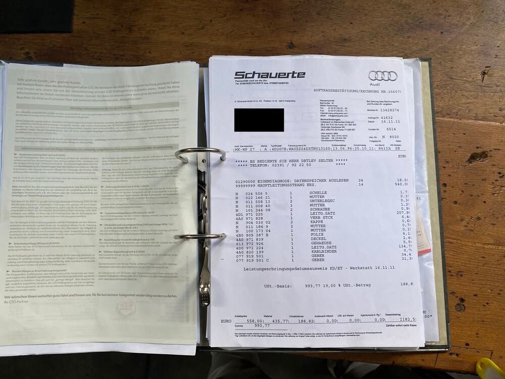 Audi A8 3.7 V8 Quattro 230hp 1996, S-080-ZJ -Youngtimer-