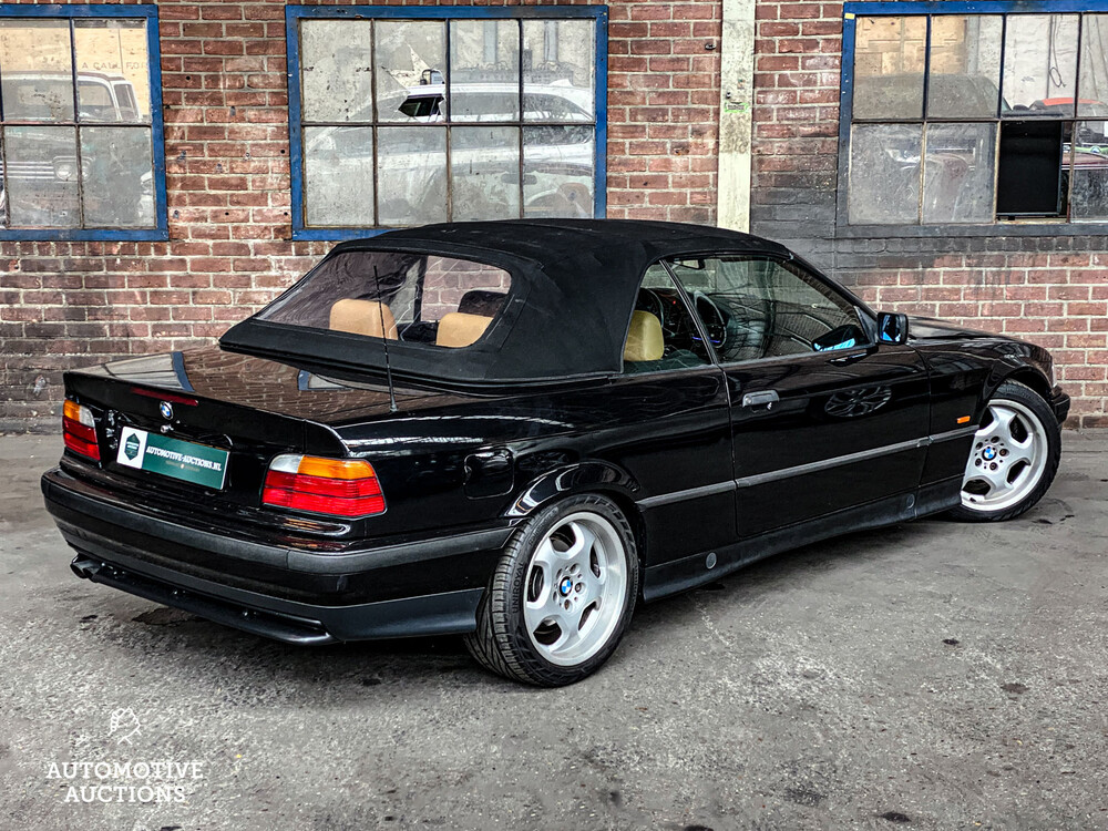BMW 320i Executive E36 3-Series Convertible 150hp 1998 -Orig. EN- TP-BN-25 - Youngtimer-