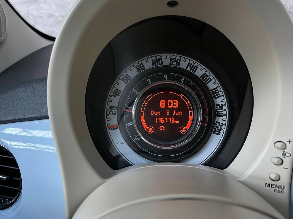 Fiat 500 1.2 Pop 69PS 2008, -Orig.NL-, 62-GNR-4