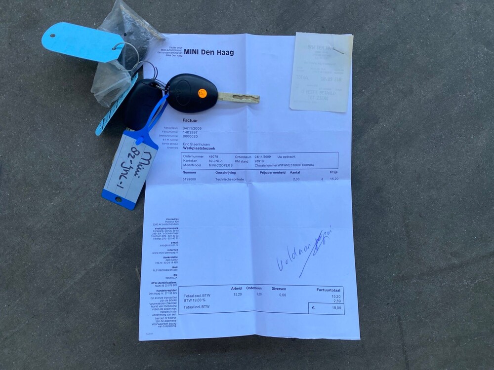 Mini Cooper S 1.6 163PS 2002, 82-JNL-1