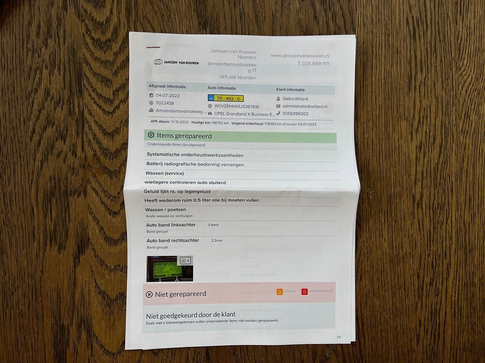 Opel Grandland X Turbo Business Executi 131PS 2018 -Orig. NL-, TR-492-D