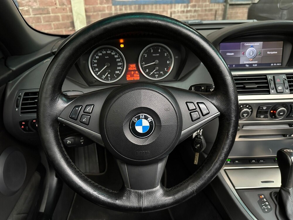 BMW 645Ci S 4.4 V8 E64 Cabriolet 333pk 2004 6-serie, G-920-VB -Youngtimer-