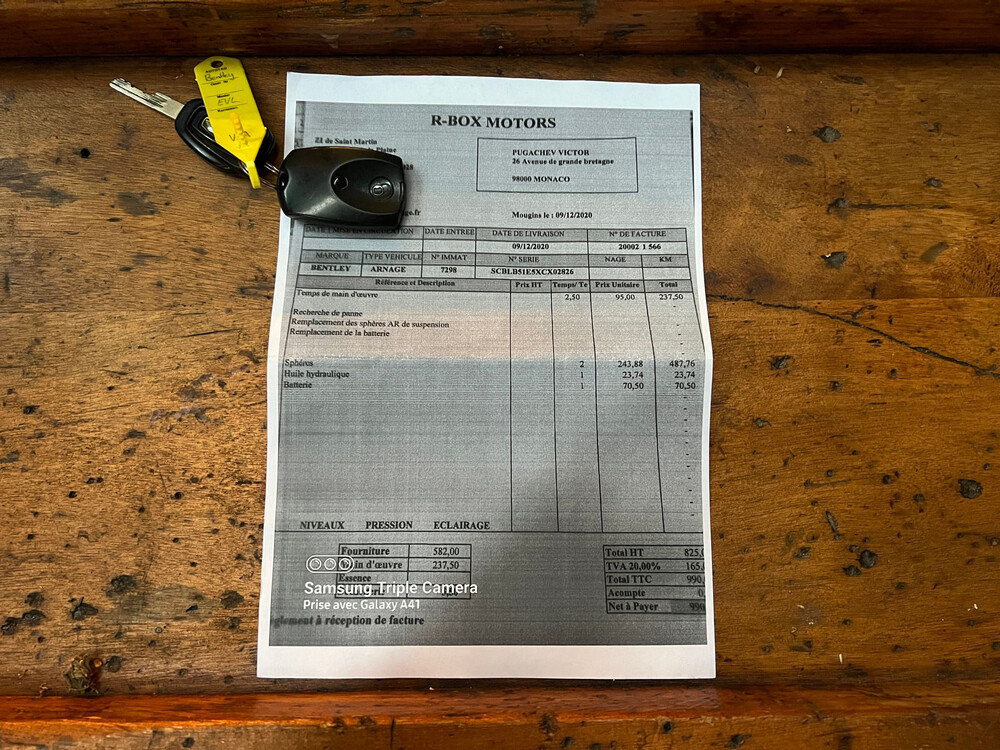 Bentley Arnage Green Label 4.5 V8 1999, R-317-XF