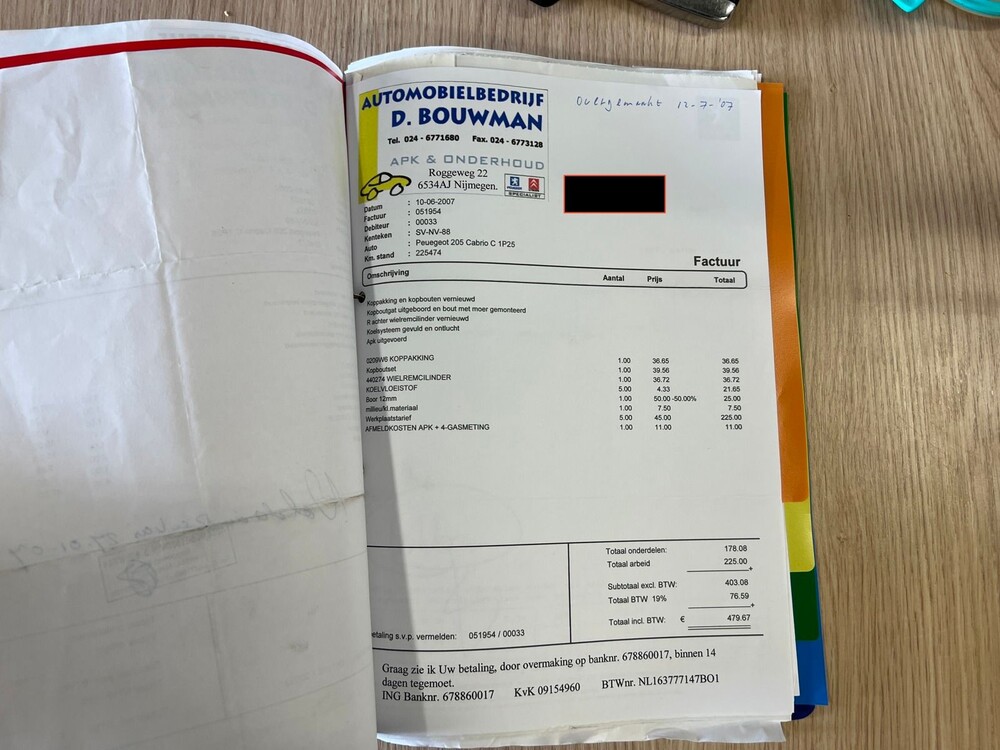 Peugeot 205 1.6 CTI S6 103hp 1986 Cabriolet, SV-NV-88