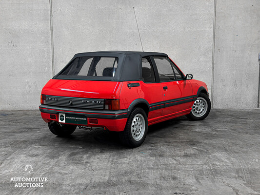 Peugeot 205 1.6 CTI S6 103hp 1986 Cabriolet, SV-NV-88