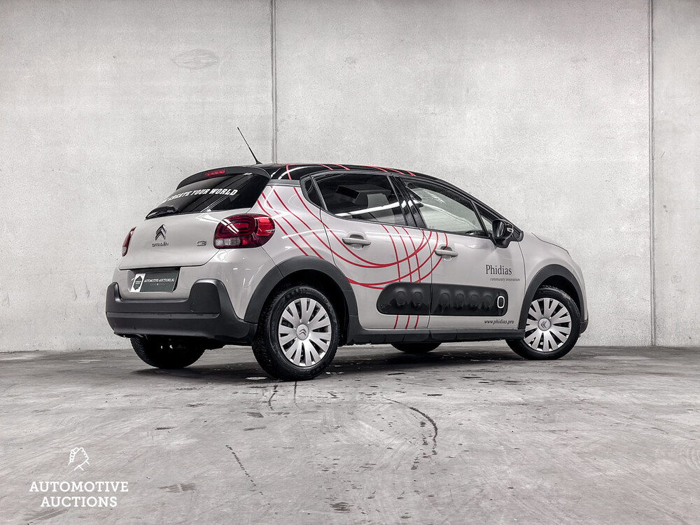 Citroen C3 1.2 PureTech S&S Shine 110hp 2018 -Orig. NL-, XB-639-D