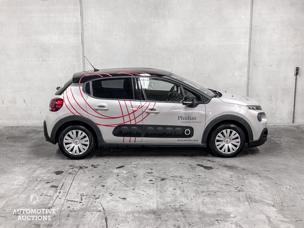 Citroen C3 1.2 PureTech S&S Shine 110hp 2018 -Orig. NL-, XB-639-D
