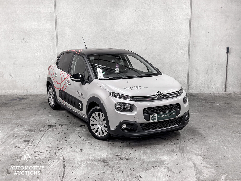 Citroen C3 1.2 PureTech S&S Shine 110hp 2018 -Orig. NL-, XB-639-D