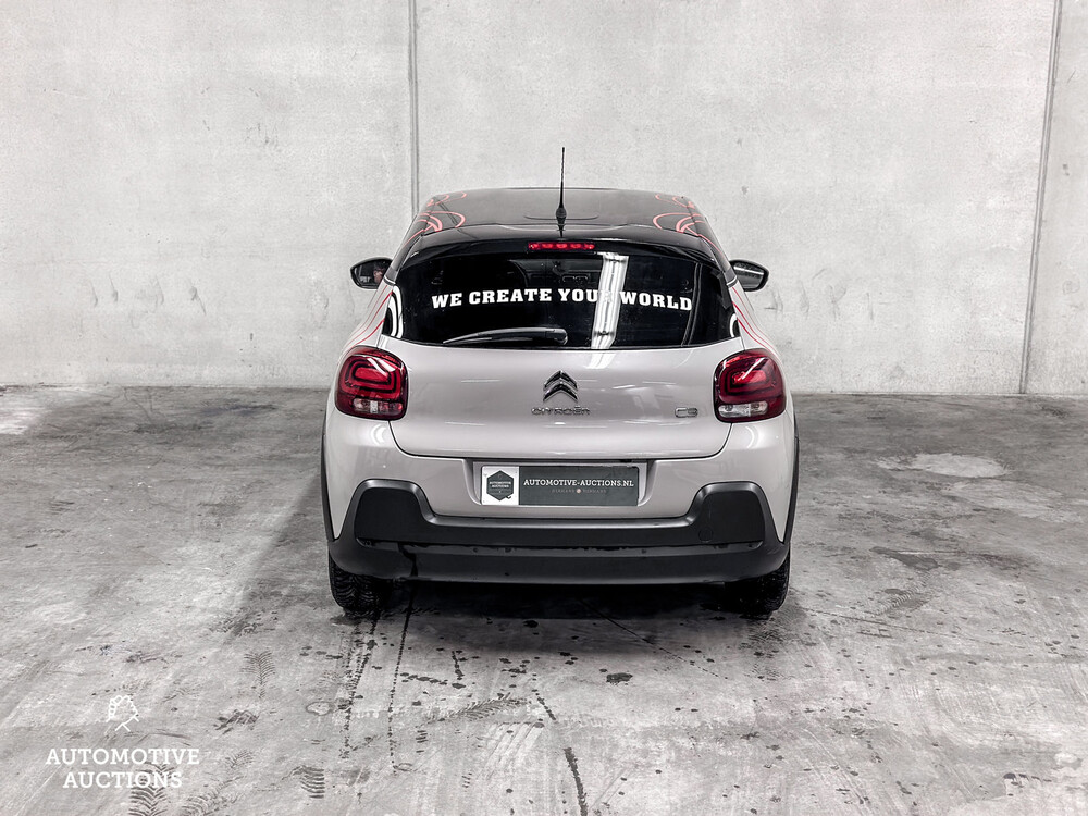 Citroen C3 1.2 PureTech S&S Shine 110hp 2018 -Orig. NL-, XB-639-D