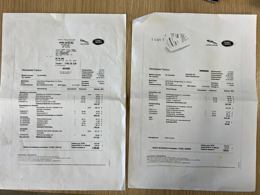 Land Rover Range Rover 4.4 V8 Vogue 286pk 2004 -Orig. NL-, 32-PP-PL -YOUNGTIMER-