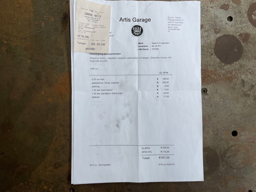 Saab 9-3 Cabriolet 2.0t S 150pk 2001, 84-JXP-5