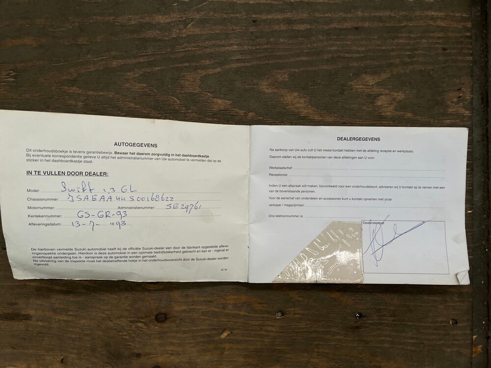 Suzuki Swift 1.3 Cabrio 68pk 1993 -Orig. NL-, HD-HT-67