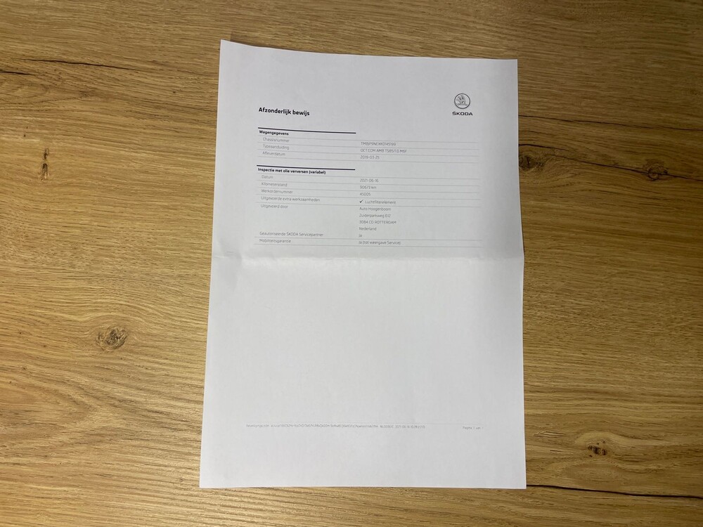 Skoda Octavia Combi 1.0 TSI Grt Amb. Bns 116pk 2019 -Orig. NL-, XR-784-V