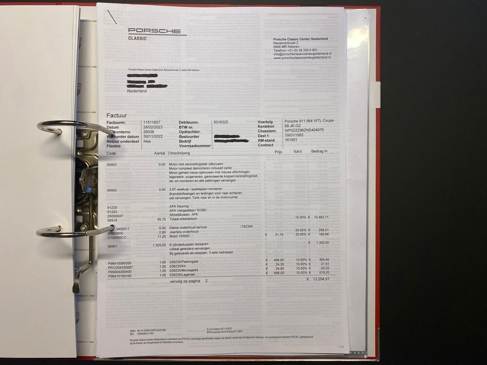 Porsche 911 964 WTL Carrera 4 Coupé 3.6 250PS 1993, 88-JK-GZ
