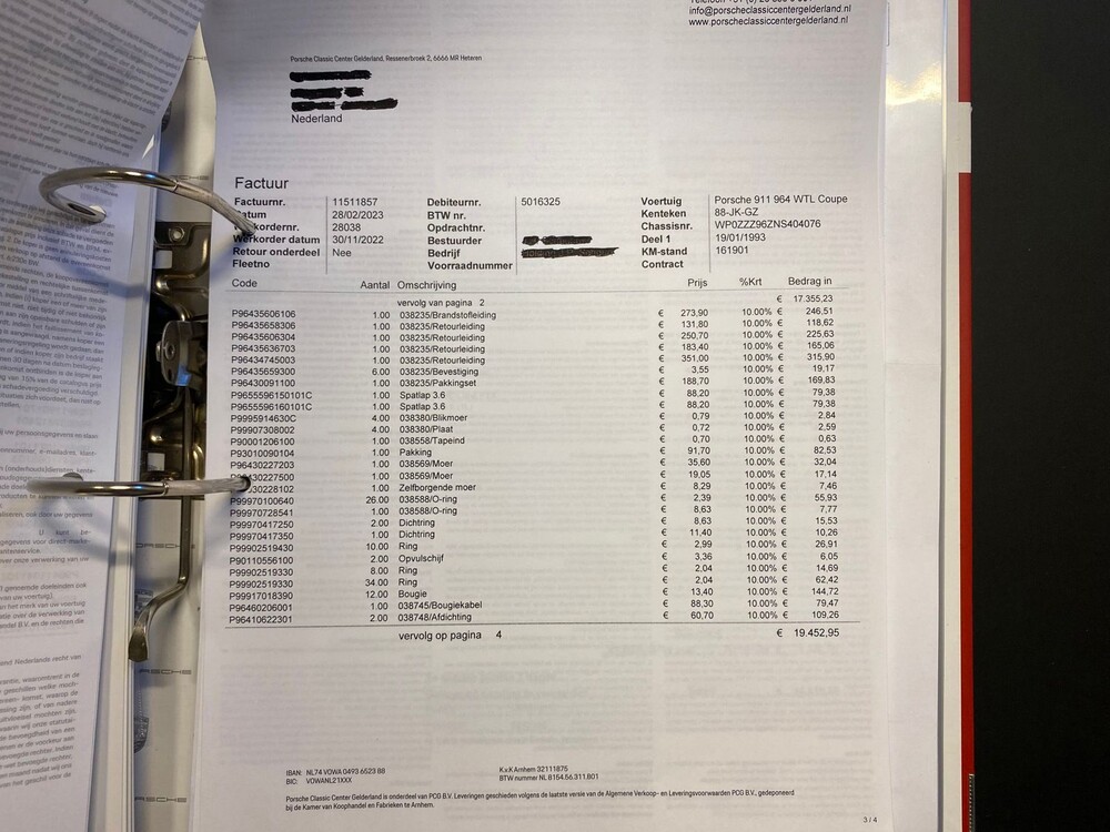 Porsche 911 964 WTL Carrera 4 Coupé 3.6 250PS 1993, 88-JK-GZ