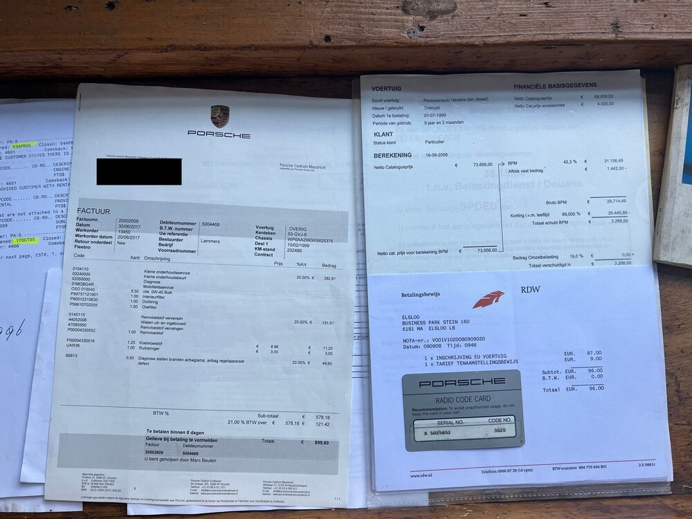Porsche 911 Carrera 4 996 3.4 Coupé 301pk 1999, 53-GVJ-6 -Youngtimer-
