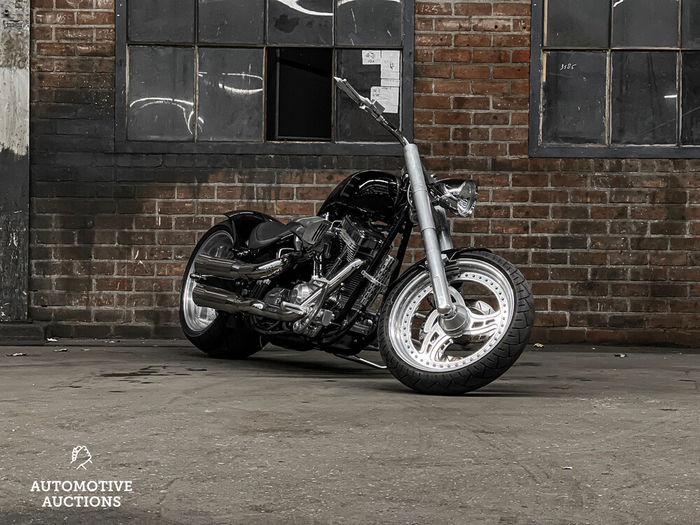 Walz Hardcore Cycles NL Dragstyle Chopper -1600cc S&S- 2002, 65-MB-GV