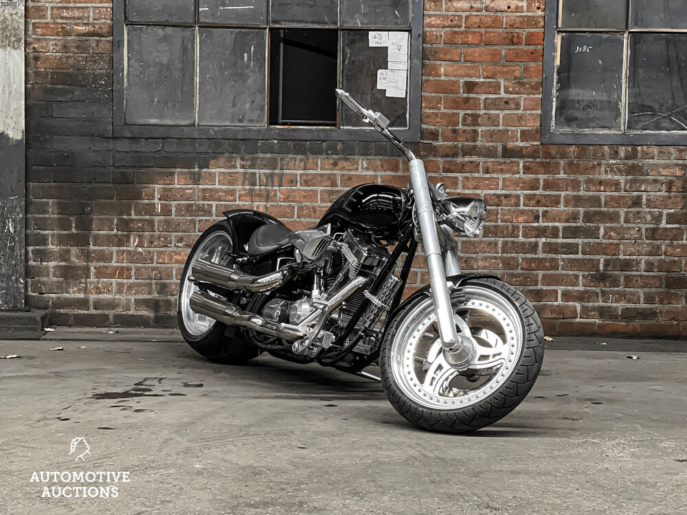 Walz Hardcore Cycles NL Dragstyle Chopper -1600cc S&S- 2002, 65-MB-GV