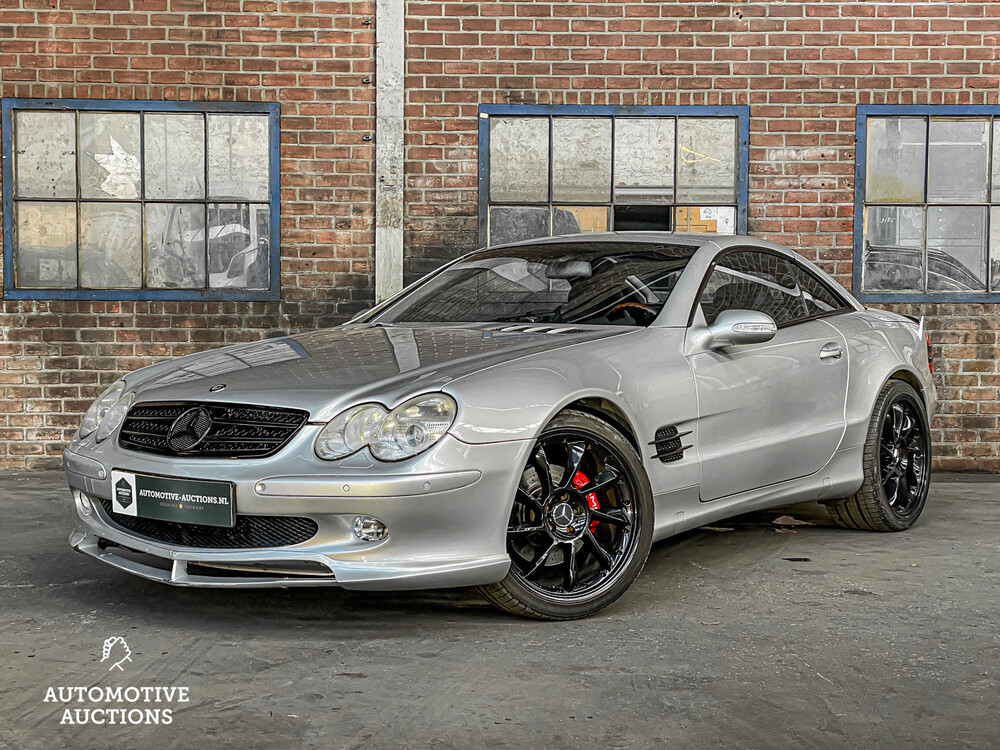 Mercedes-Benz SL500 5.0 V8 SL-klasse 306pk 2002, 12-PR-VL -Youngtimer-