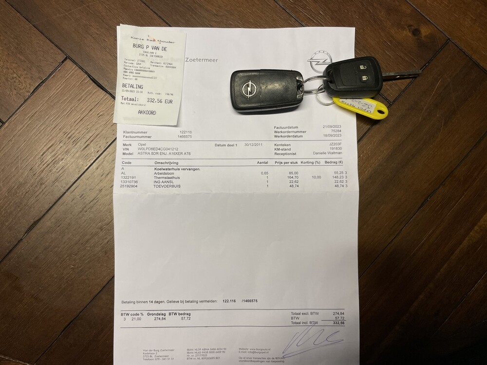 Opel Astra 1.6 Edition 116HP 2011, JZ-203-F