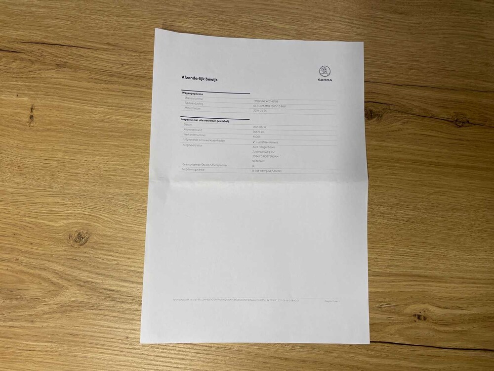 Skoda Octavia Combi 1.0 TSI Grt Amb. Bns 116PS 2019 -Orig. NL-, XR-784-V