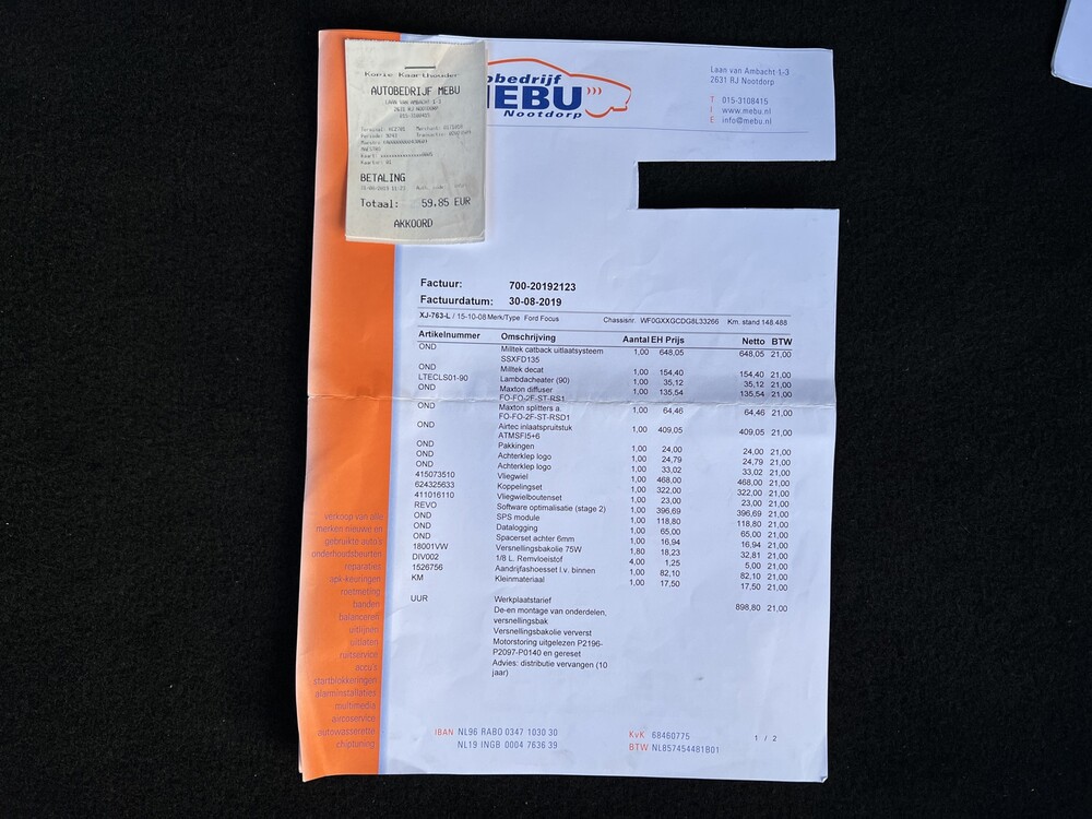 Ford Focus ST 2.5 -MILLTEK- 226PS 2008, XJ-763-L