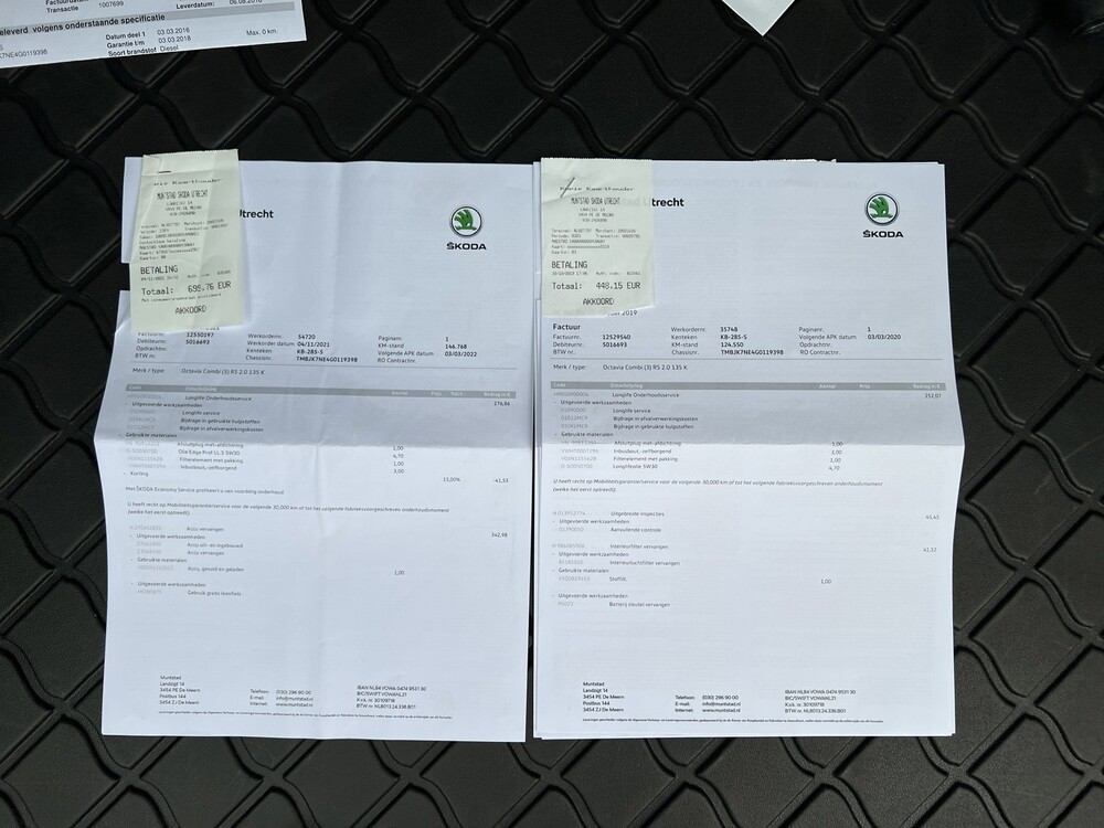 Skoda Octavia Combi 2.0 TDI RS 184PS 2016, KB-285-S