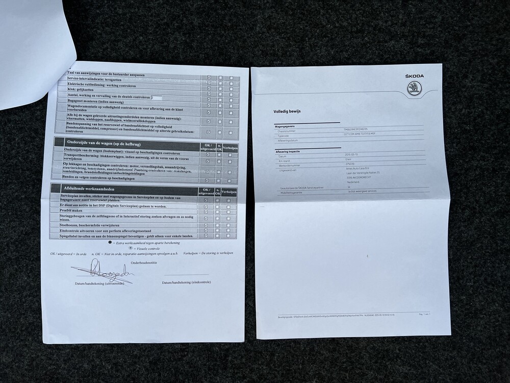 Skoda Octavia Combi 1.6 TDI Greentech Ambition Businessline 105PS 2015 -Orig. DE-, 6-ZHS-77