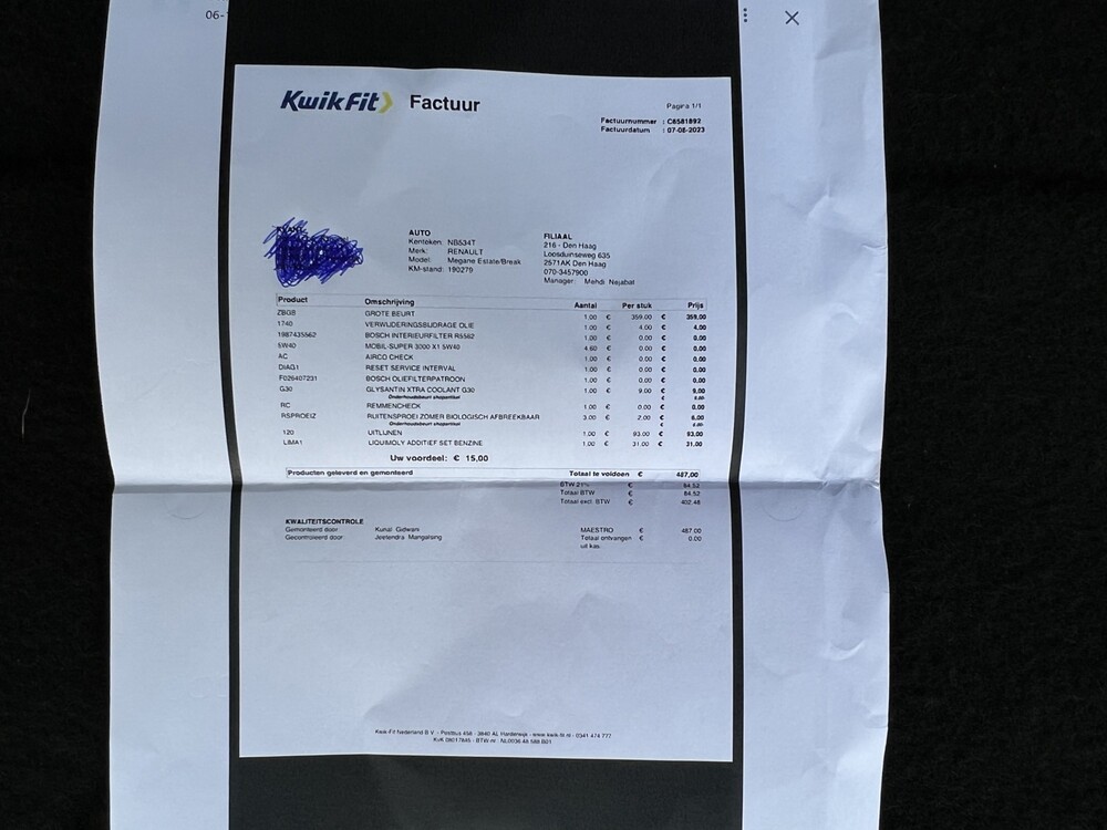 Renault Megane Kombi 1.2 TCE 130PS 2017, NB-534-T