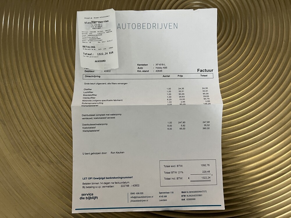 Fiat Ducato Hobby Vantana K65 180PS 2016, XF-618-L Camper