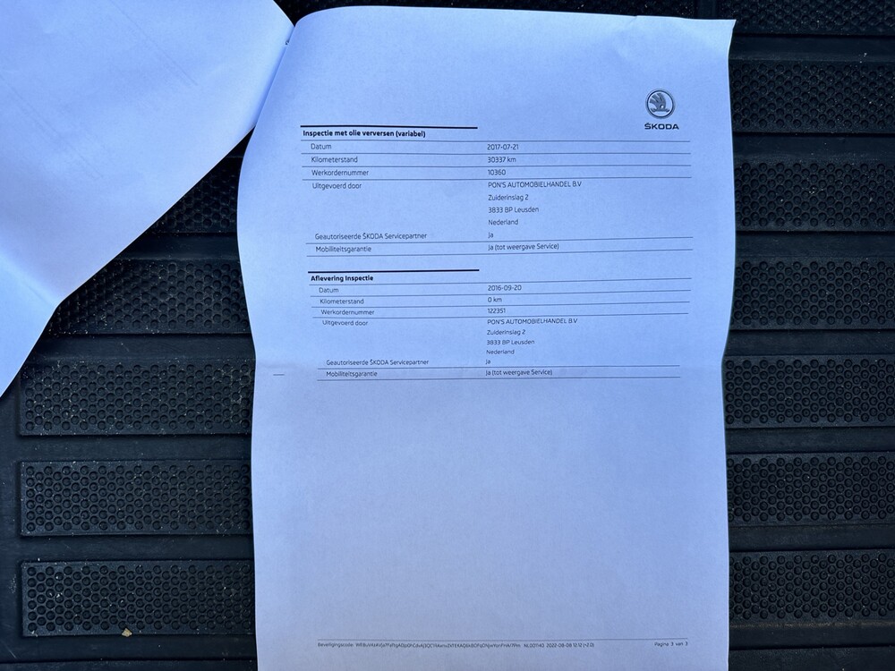 Skoda Octavia 1.0 TSI Greentech Ambition Business 116PS 2016 -Orig. NL-, KJ-172-H