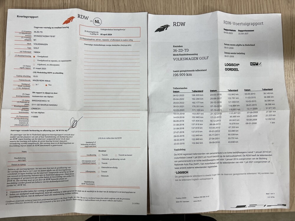 Volkswagen Golf GTI V 60 2.0 TFSI 200hp 2008 -Orig. NL-, 36-ZD-TD