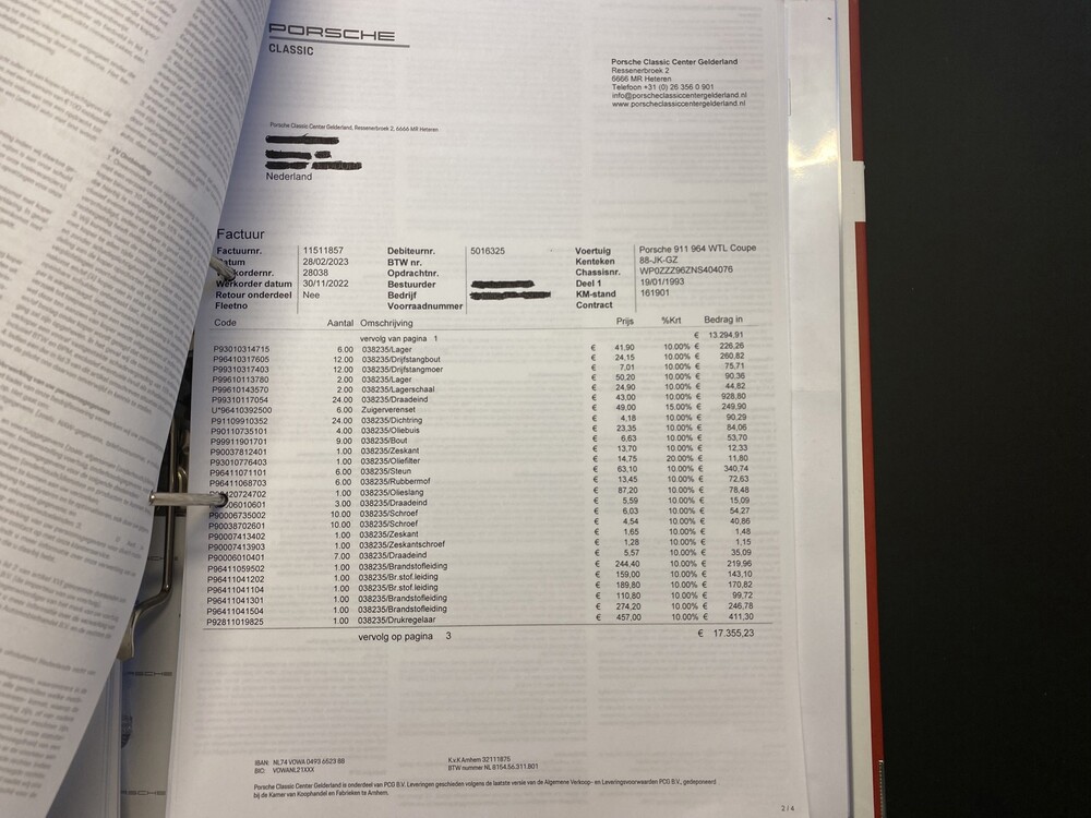 Porsche 911 964 WTL Carrera 4 Coupé 3.6 250PS 1993, 88-JK-GZ