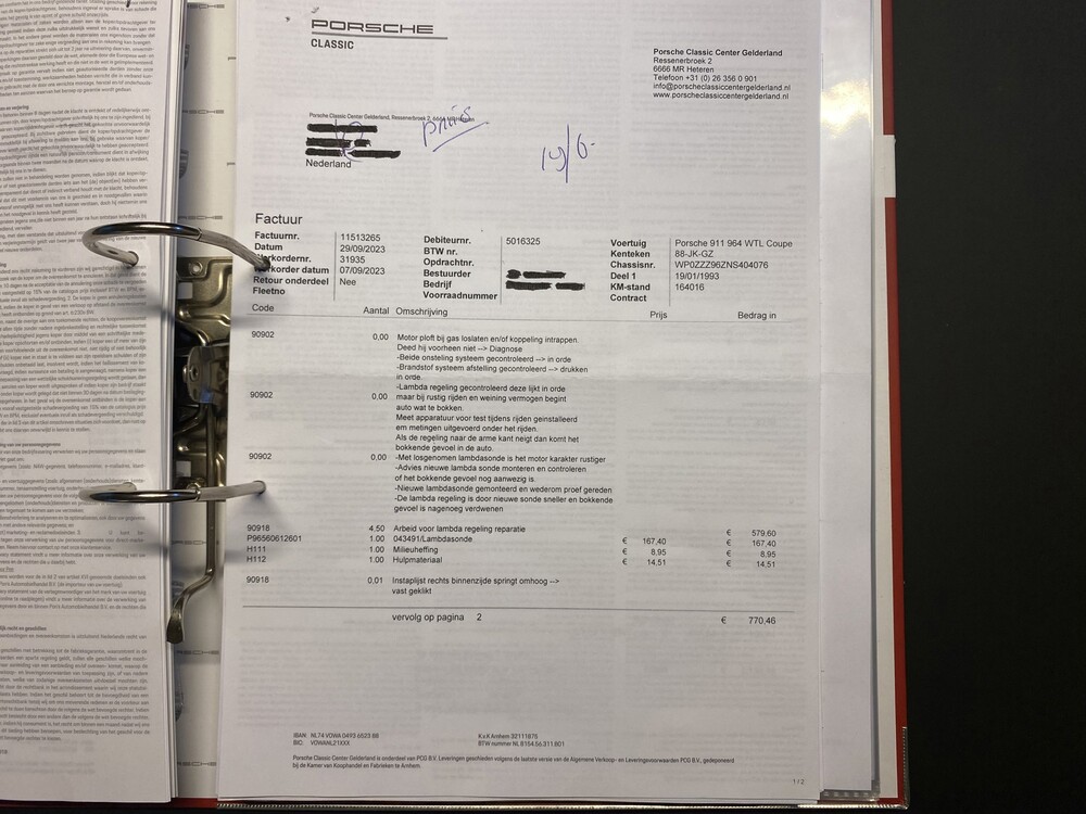 Porsche 911 964 WTL Carrera 4 Coupé 3.6 250PS 1993, 88-JK-GZ