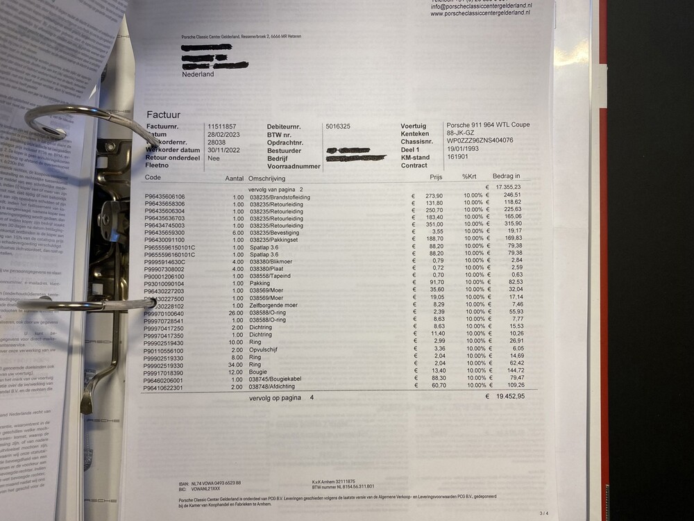 Porsche 911 964 WTL Carrera 4 Coupé 3.6 250PS 1993, 88-JK-GZ