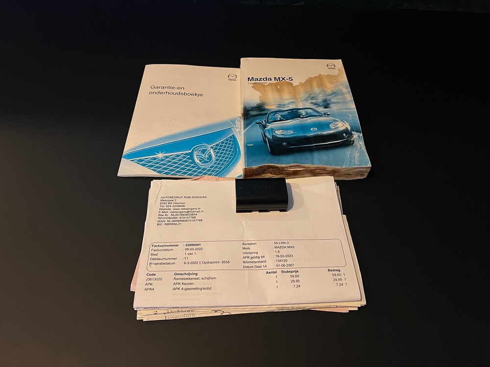 Mazda MX-5 1.8 Exclusive 126PS 2007, 50-LRN-3