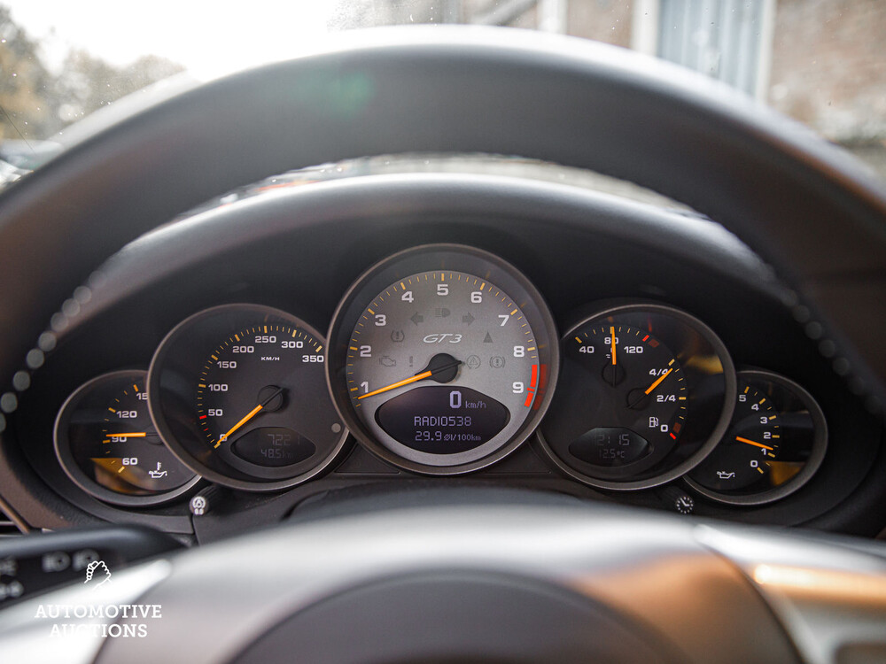 Porsche 911 GT3 RS 997 3.6 415pk -Handgeschakeld- 2008 Sport-Chrono, 64-ZJ-BH -Youngtimer-