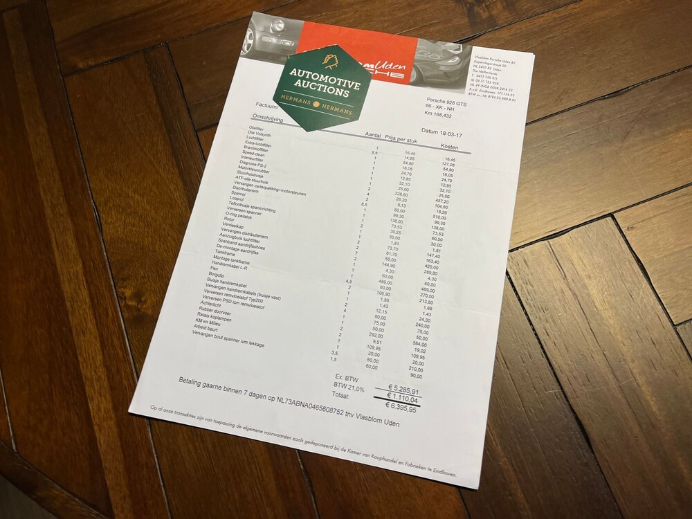 Porsche 928 GTS Coupé 5.4 -Handgeschakeld- 340pk 1994, 66-XK-NH