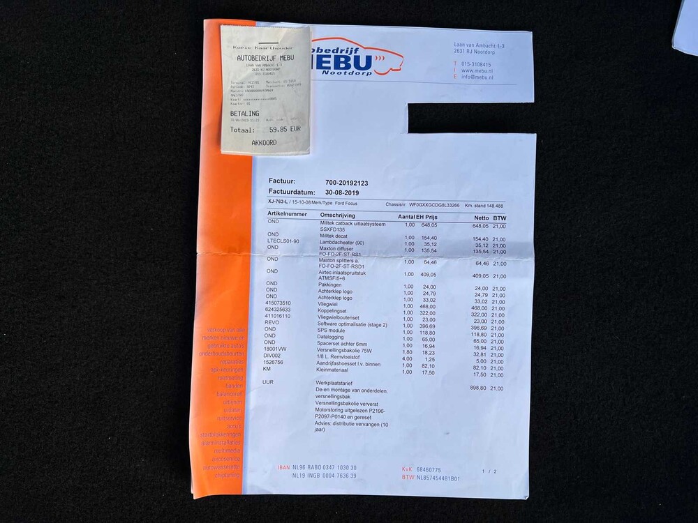 Ford Focus ST 2.5 -MILLTEK- 226PS 2008, XJ-763-L