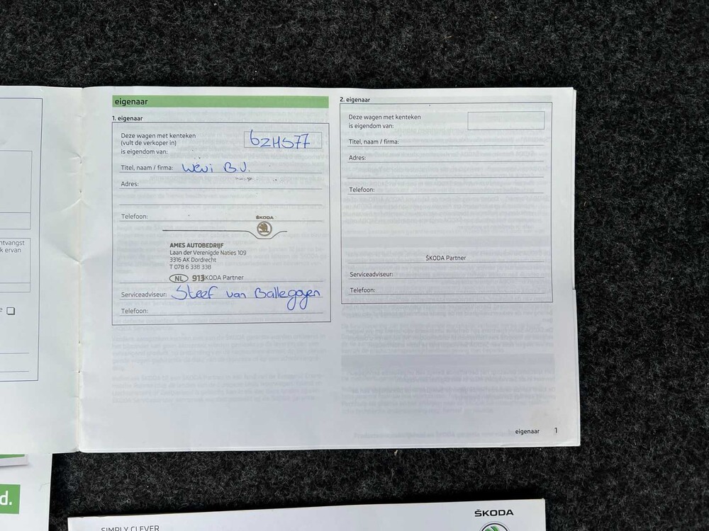 Skoda Octavia Combi 1.6 TDI Greentech Ambition Businessline 105PS 2015 -Orig. DE-, 6-ZHS-77