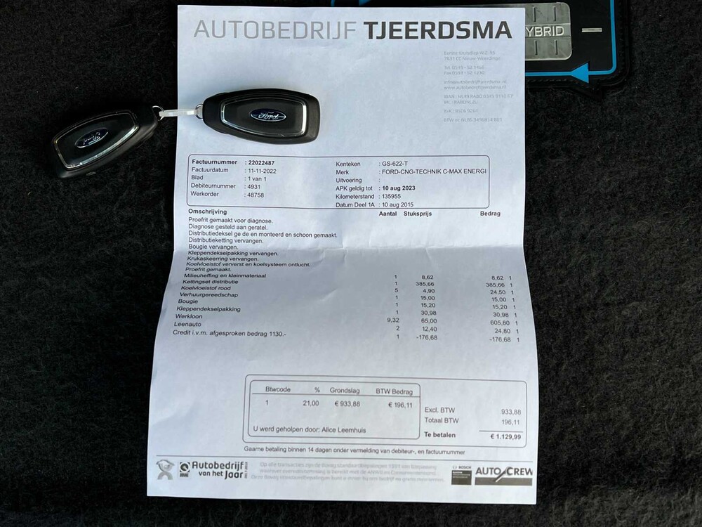Ford C-Max 2.0 Plug-in Hybrid Titanium Plus 185PS 2015 -Orig. NL- , GS-622-T
