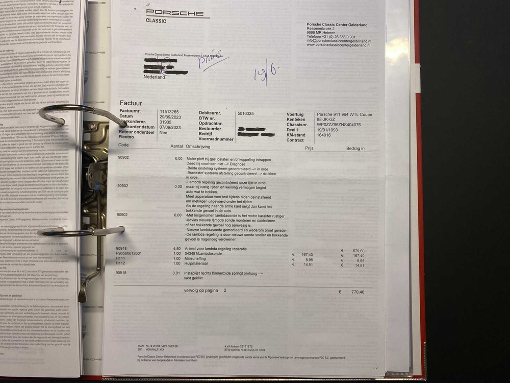 Porsche 911 964 WTL Carrera 4 Coupé 3.6 250PS 1993, 88-JK-GZ