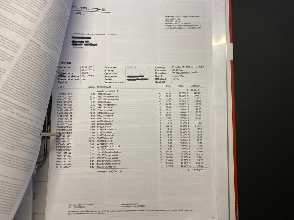 Porsche 911 964 WTL Carrera 4 Coupé 3.6 250PS 1993, 88-JK-GZ