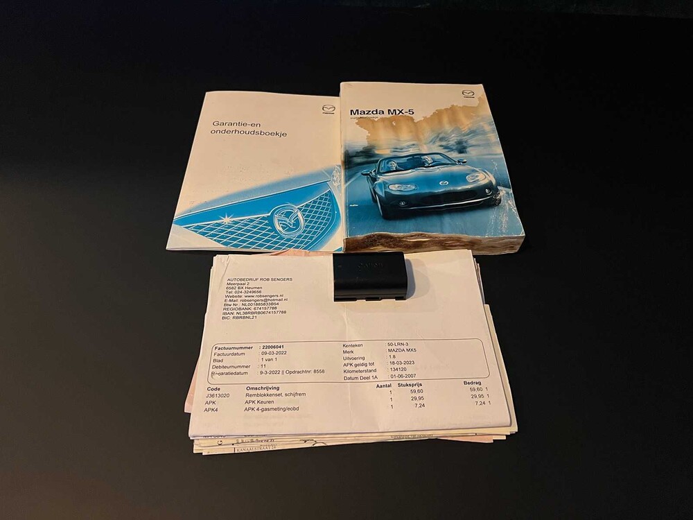 Mazda MX-5 1.8 Exclusive 126hp 2007, 50-LRN-3