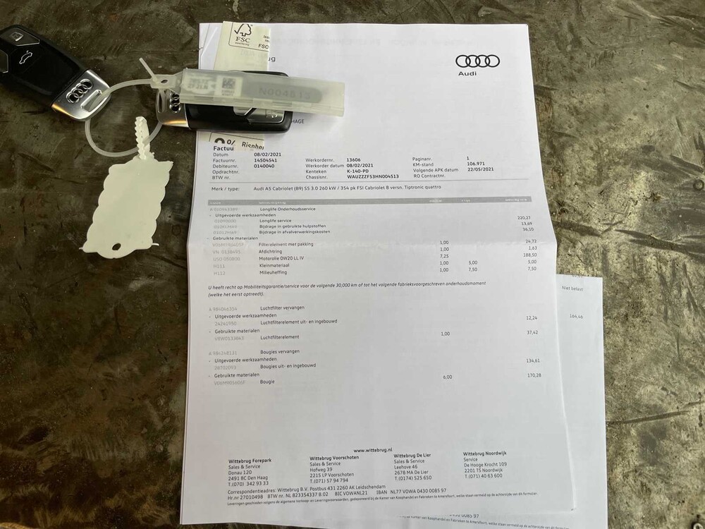 Audi S5 Cabriolet 3.0 TFSI V6 Quattro Pro Line Plus 354pk 2017, K-140-PD